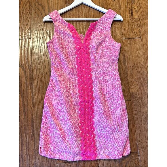 Lilly Pulitzer X Target pink see ya later sheath dress 4 - Picture 11 of 12